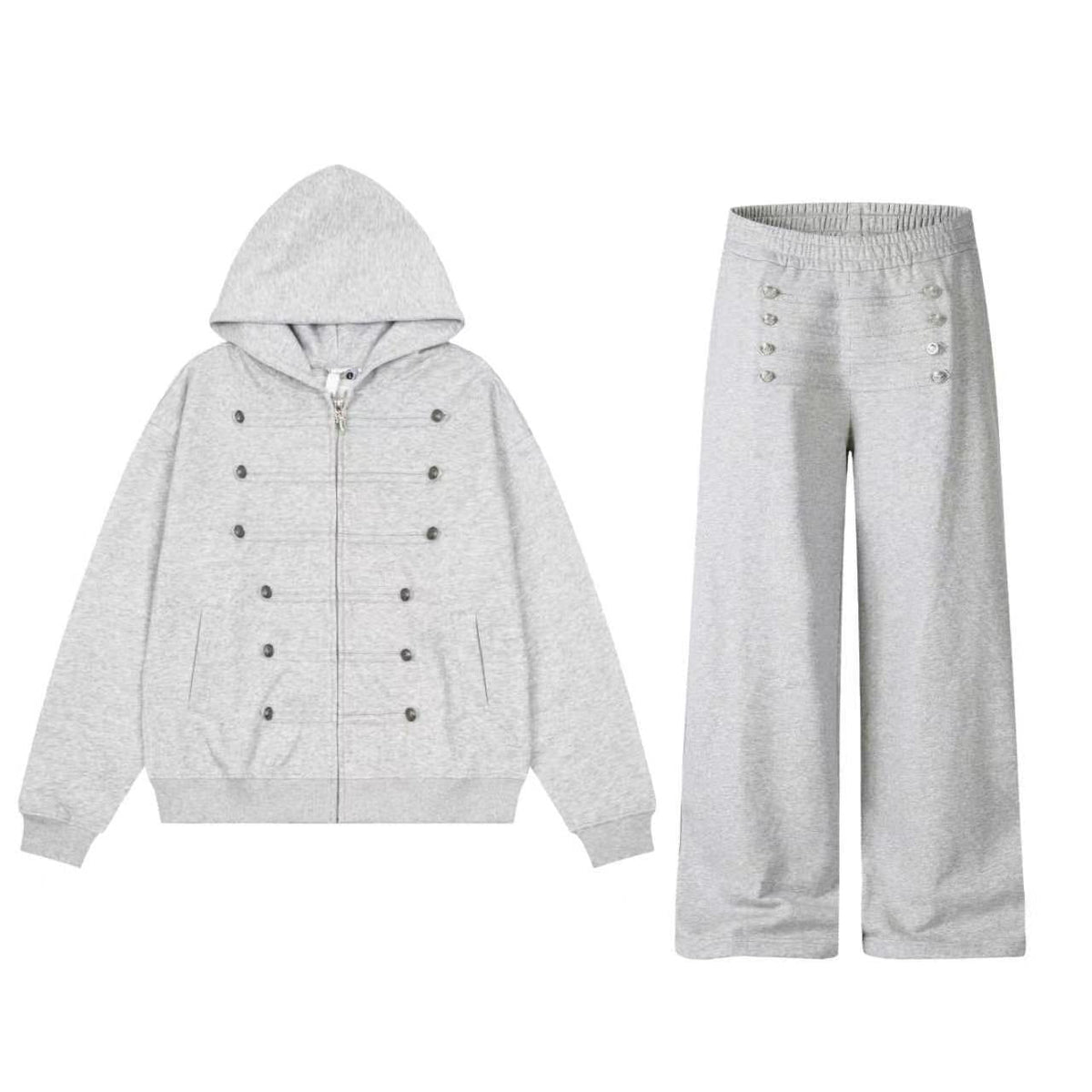 Women's Loose-fitting Wide-leg Pants Set