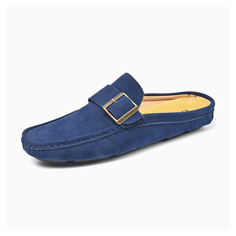 Mens Suede Leather Business-Casual Dress Shoes