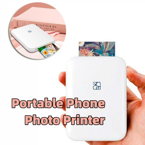Portable Wireless Color Photo Printer Bluetooth USB Thermal Sublimation