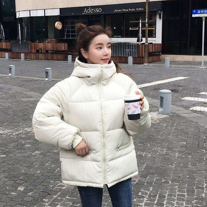 Short Style Student Bread Clothing Soft Girl Cotton Padded Winter Coat