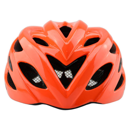 Bicycle integrated riding helmet