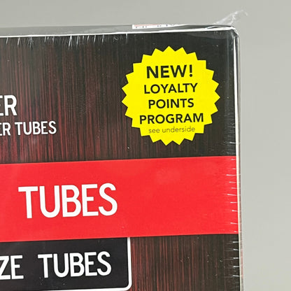 SHARGIO 100mm 250 Ct. (4 Pack) Red Cigarette Filter Tubes King Size
