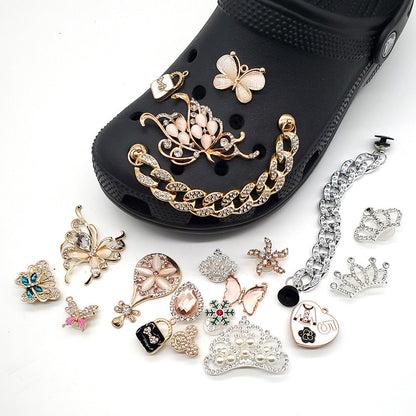 New 20pcs Jewelry Crystal Diamond Shoe Accessories