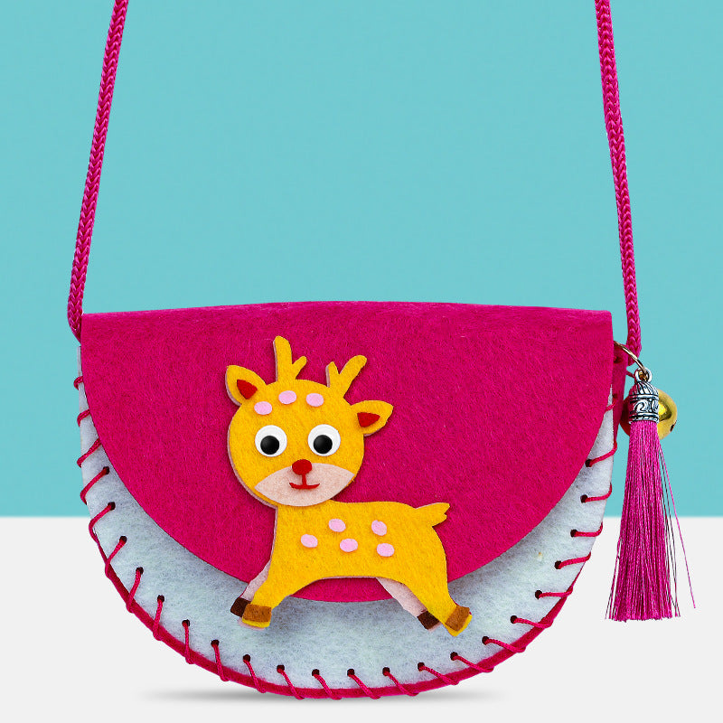 Cartoon Non-woven Bag Kindergarten Paste Material Package Educational Toys