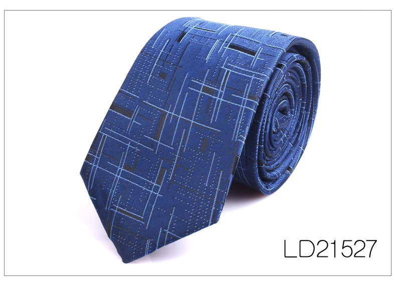 Men's 6cm Flower Graffiti Yarn-dyed Tie