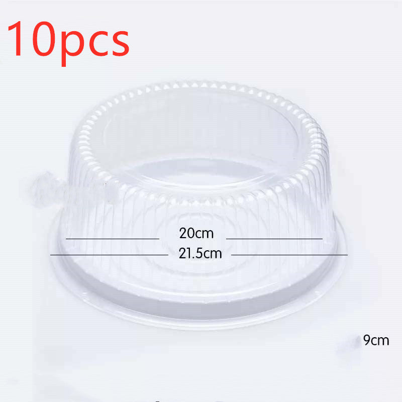 Transparent Round Cake Packaging Box
