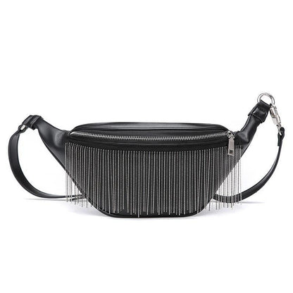 Women's tassel waist bag