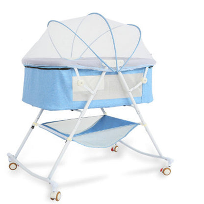 Crib newborn multifunctional comfort baby baby portable baby shaker foldable European cradle bed