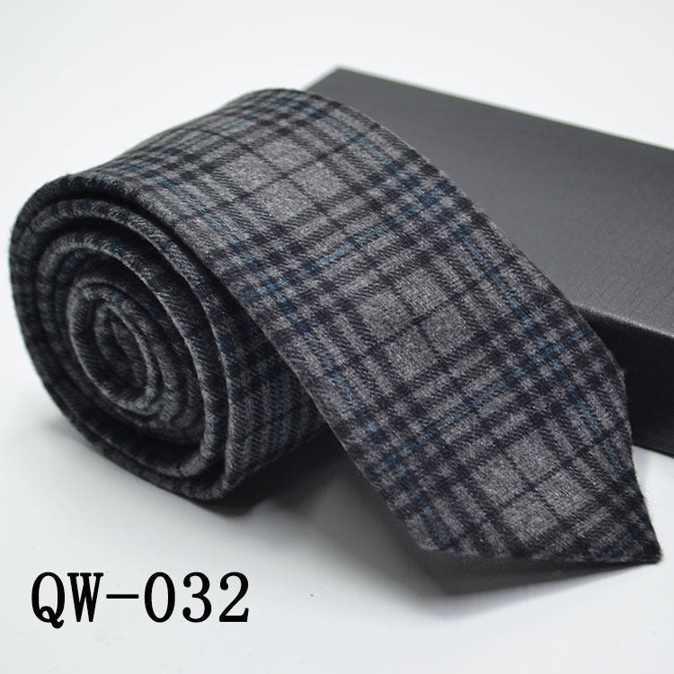 Men's Super Narrow Wool-like Elegant Tie