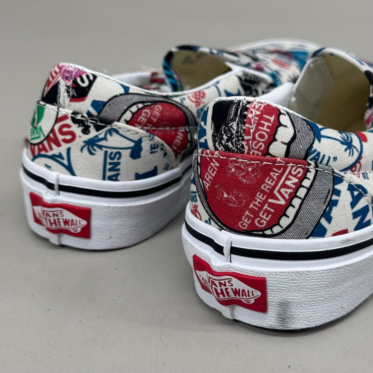VANS "I Love My Vans" Off Walls Slip-On Women's 5.0 Men's 3.5 Multicolor Pattern