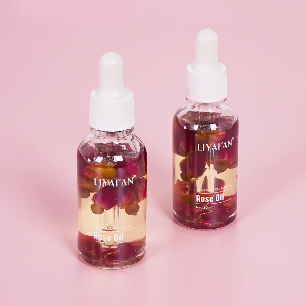 30ml Multi-Purpose Rose Oil: For Face, Body & Hair - Hydrating Botanical Essential Oil
