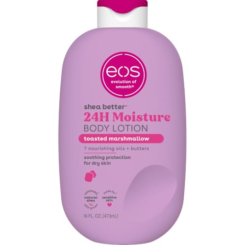 eos Shea Better Body Lotion- Vanilla Cashmere, 24-Hour Moisture, 16 fl oz