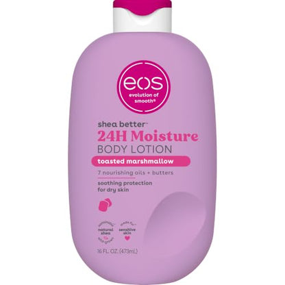 eos Shea Better Body Lotion- Vanilla Cashmere, 24-Hour Moisture, 16 fl oz