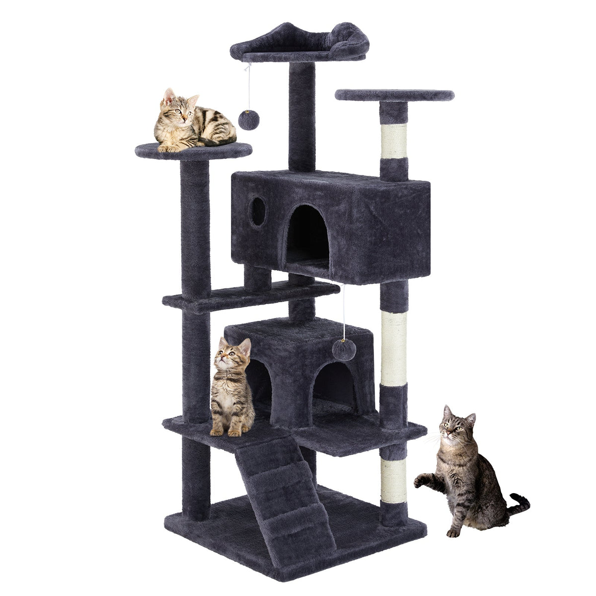 Multi Functional Cat Treehouse Cat Climbing Frame