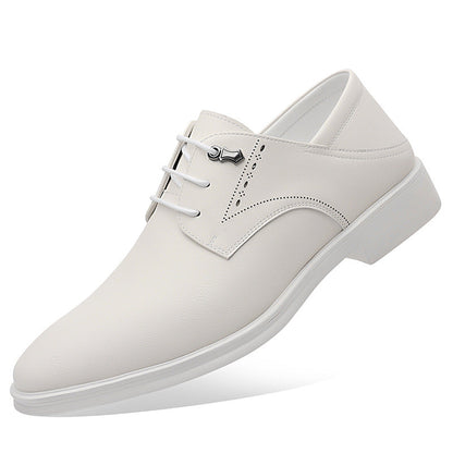 Men's Dress Shoes British Business Soft Leather Pointed Toe