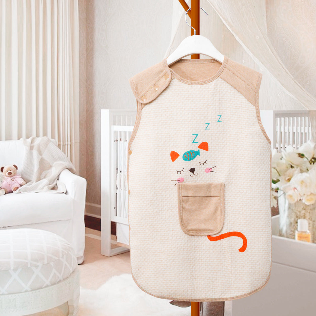 Baby vest type sleeping bag