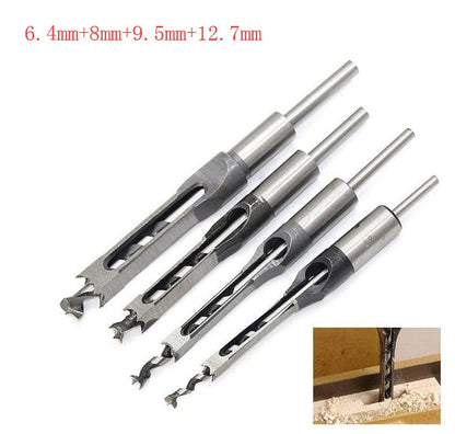 Square hole drill bit