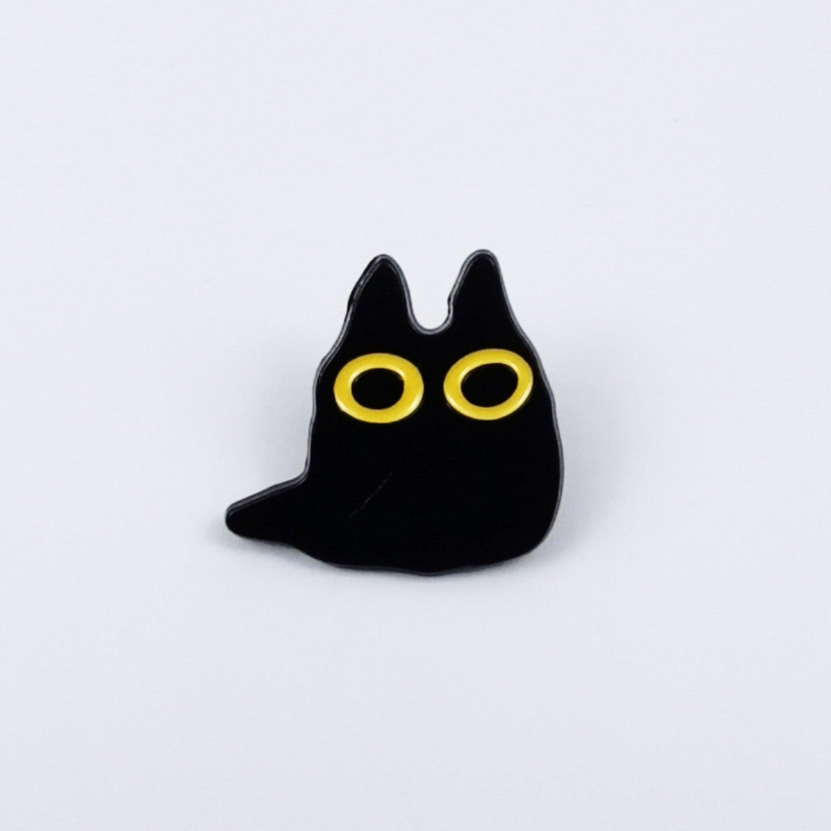 Black Catstyle Brooch, Versatile And Niche, Made Of Alloy For Clothing