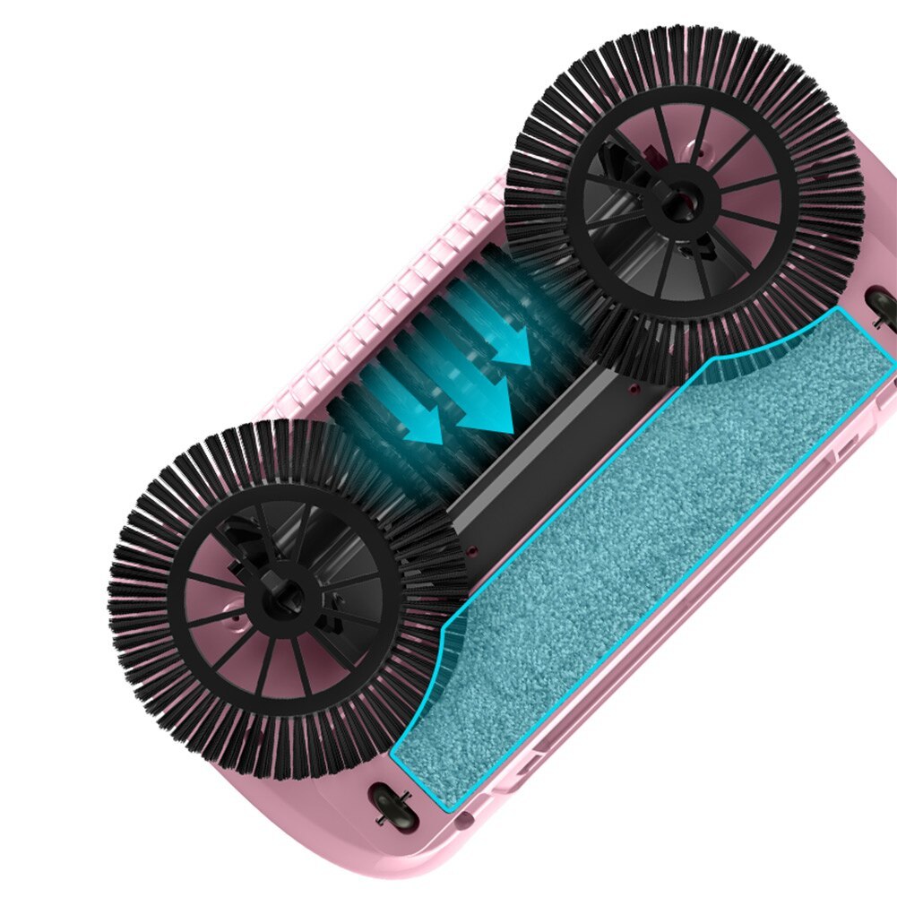 Hand Push Sweeper All In One Broom Mop Dustpan Floor Cleaner