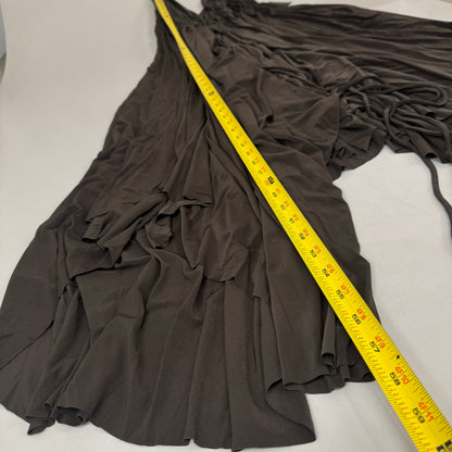 NORMA KAMALI Goddess Dress Unlined Women's Sz XL/42 Chocolate KK3233PL292028