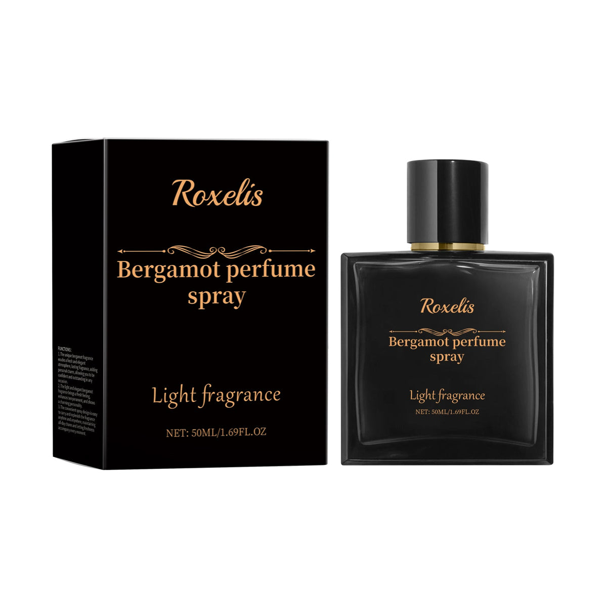 Bergamot Light Perfume Spray, Niche Fragrance Fresh And Natural Fruit Fragrance Long-Lasting Portable Spray Perfume