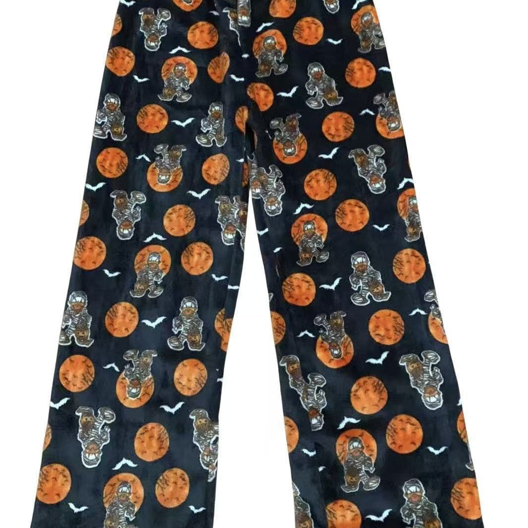 Thickened Fleece-lined Casual Loungewear Pants
