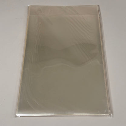 HOBBY GAURD (50 SHEETS) Silver Age Archival Quality Comic Book Bags 7 1/4"X 10.5"