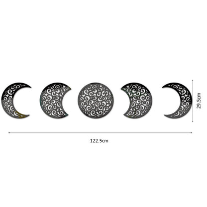 3D Stereoscopic Moon Phase Change Acrylic Mirror Surface Sticker Home Decoration Self-Adhesive Wall Sticker