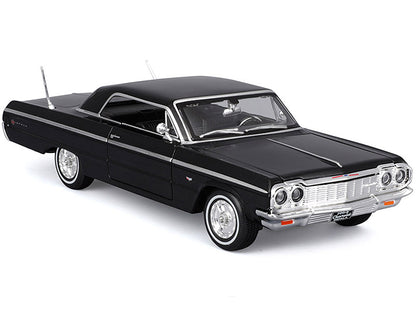 1964 Chevrolet Impala SS Black "Special Edition" Series 1/26 Diecast Model Car by Maisto