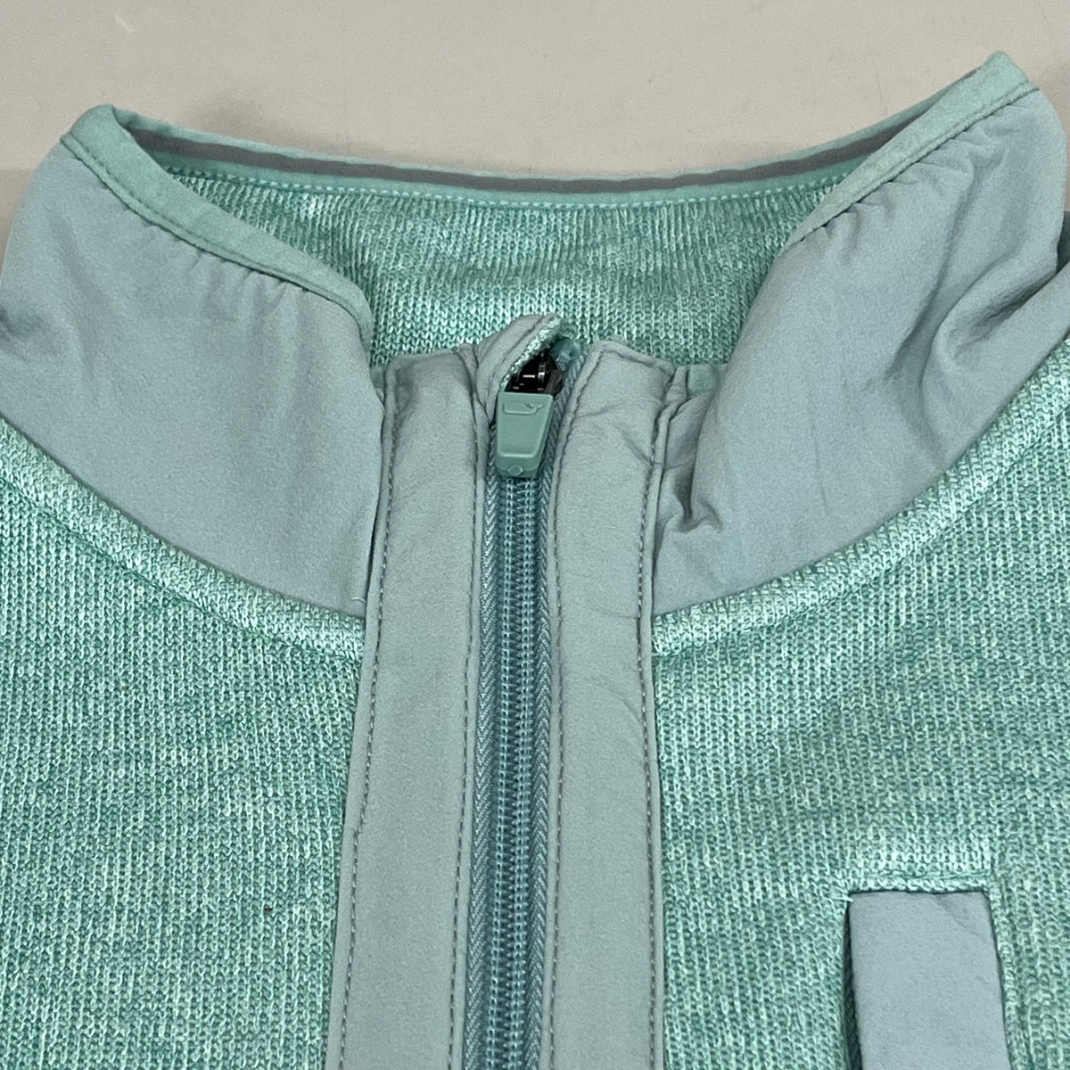 VINEYARD VINES Martha's Vineyard Men's Teal Green Half Zip Pullover Sz-S
