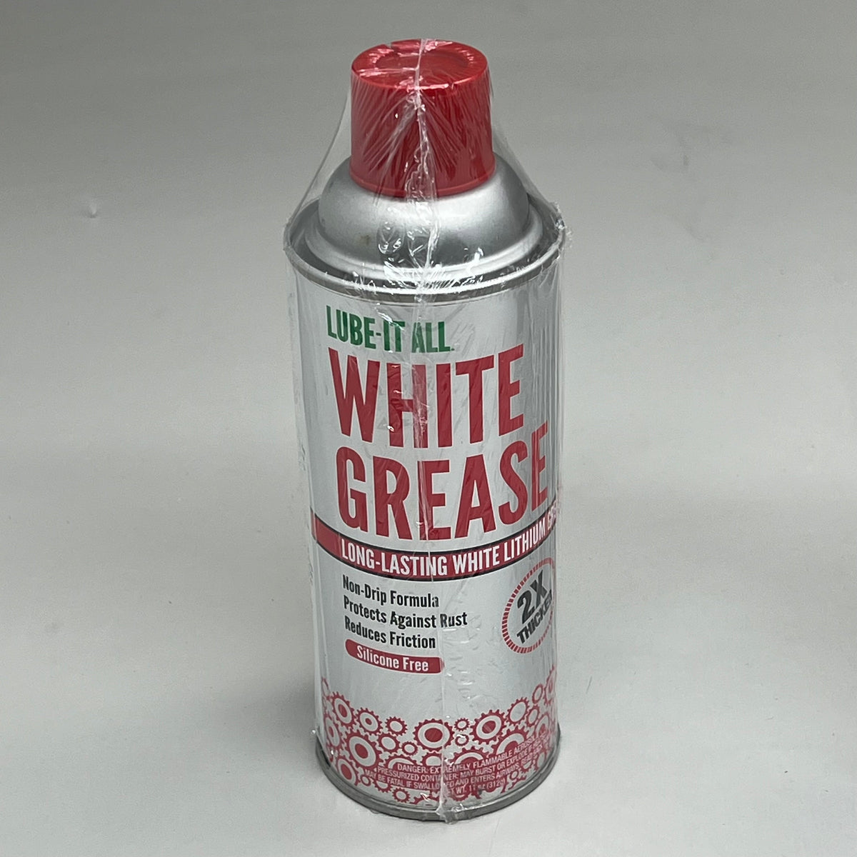 LUBE-IT ALL (2 PACK) Long Lasting Premium White Lithium Grease 11oz WG16