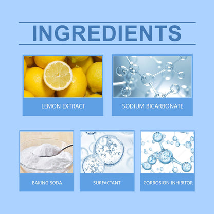Oxygen Toilet Cleaner Powder, Easy Decontamination Keep Clean With A Quick Blistering Toilet Cleaner