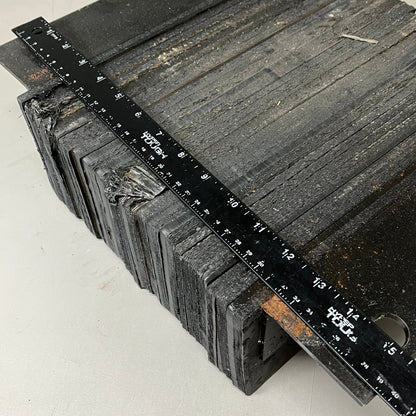 VESTIL Durable Laminated Rubber Dock Bumper 12"x14"x4.5" 1214-4.5 B003SI6CBW