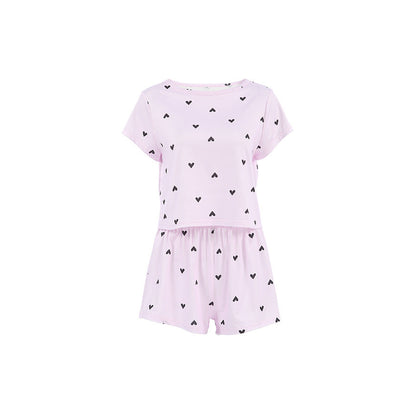 Women's Printed Two-Piece Loungewear Set