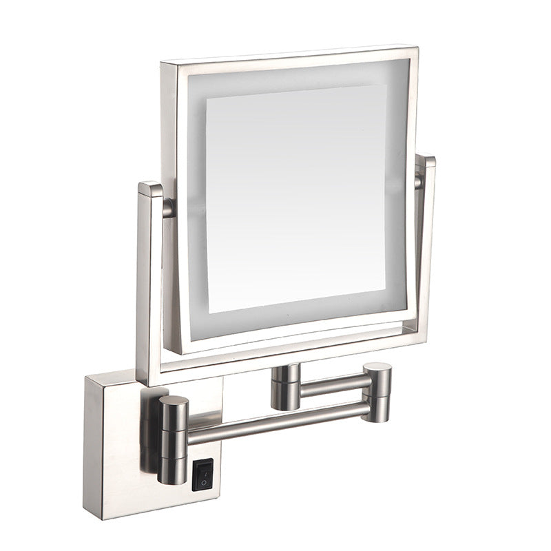 Four-sided Double-sided LED Makeup Mirror With Lights Foldable Extendable Single-sided Mirror