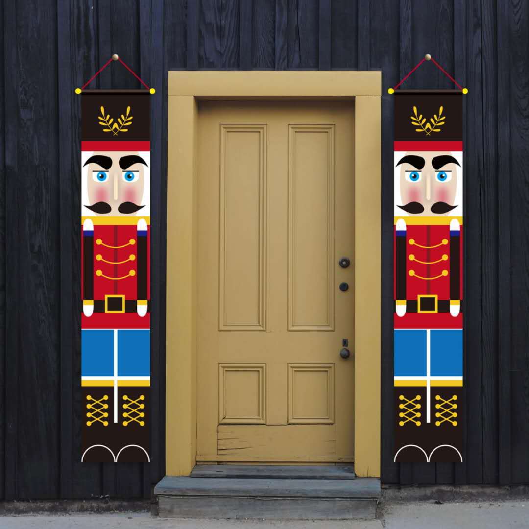 Christmas Decorations Walnut Soldier Couplet
