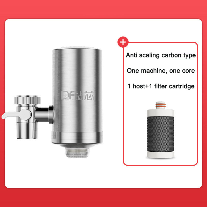 Faucet water purifier household 304 stainless steel new detachable washable tap water filter live streaming source water purifie