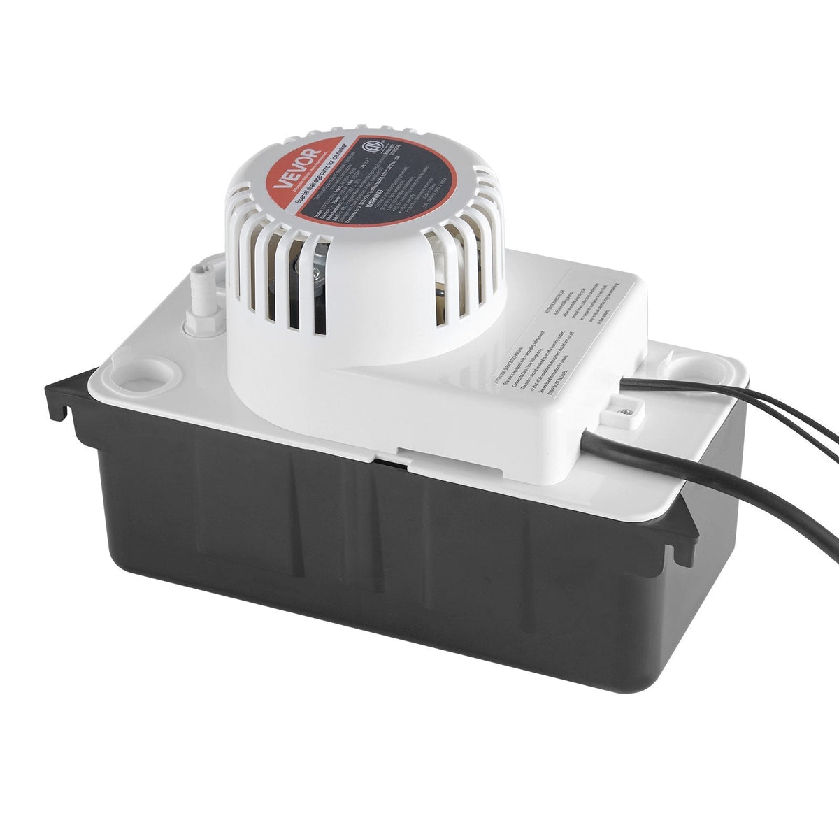 Condensate Removal Pump, 1/50 HP, 65 GPH, 15 ft Lift, 1/2 Gal Tank Automatic AC Condensation Pump with Float Switch & 20 ft Hose for Air Conditioner, Dehumidifier, Furnace, Ice Maker Water Drain