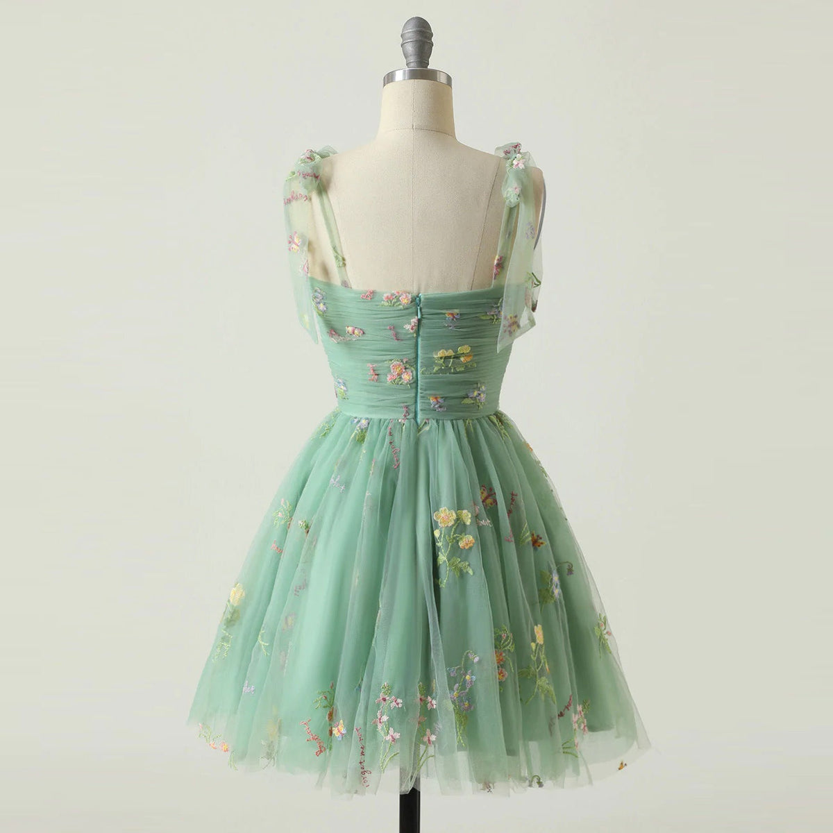 Short Cut Celebrity Floral Pendant Elf Dress