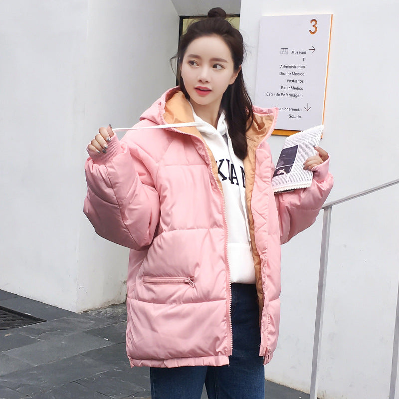 Short Style Student Bread Clothing Soft Girl Cotton Padded Winter Coat