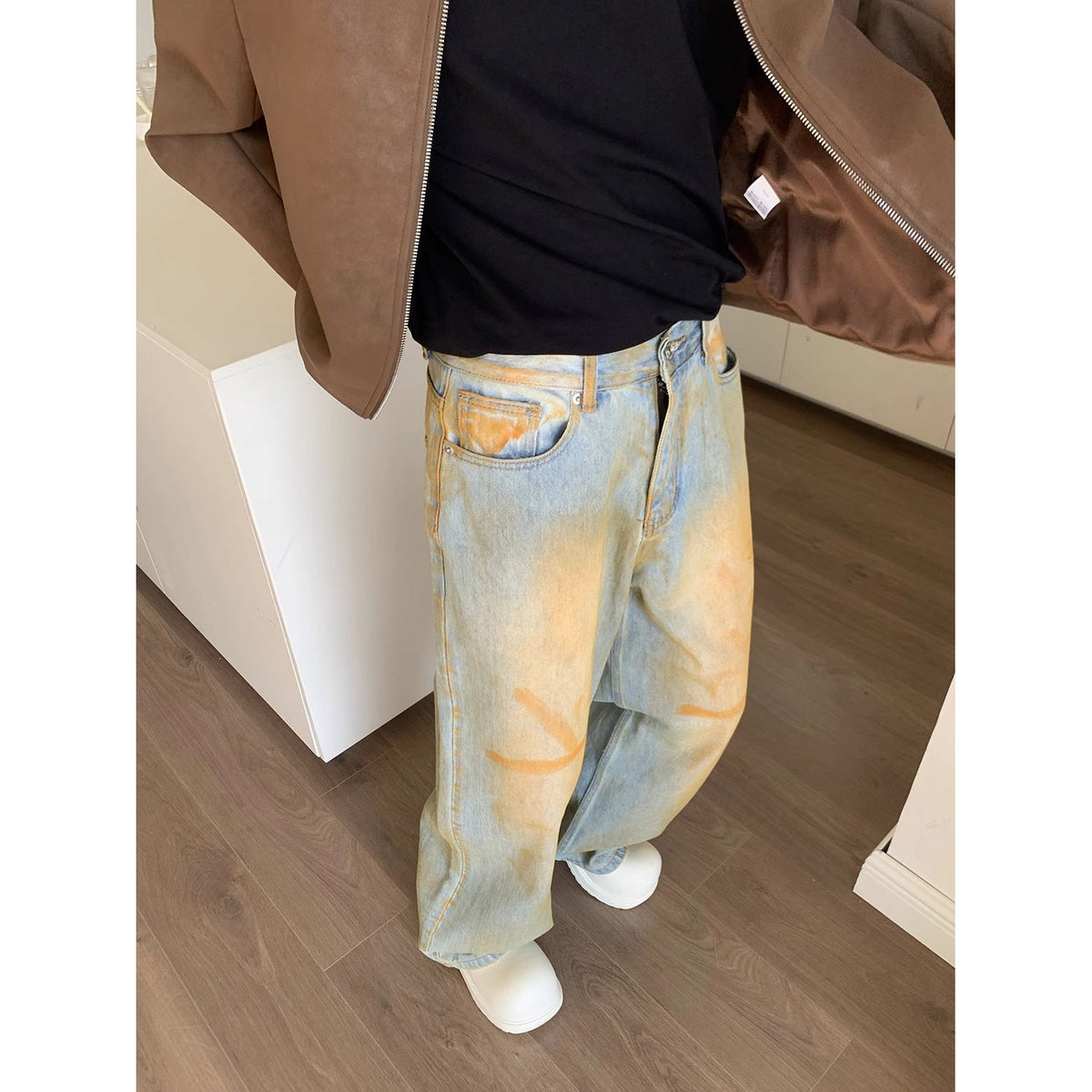 Fashion Wash Gradient Jeans For Men