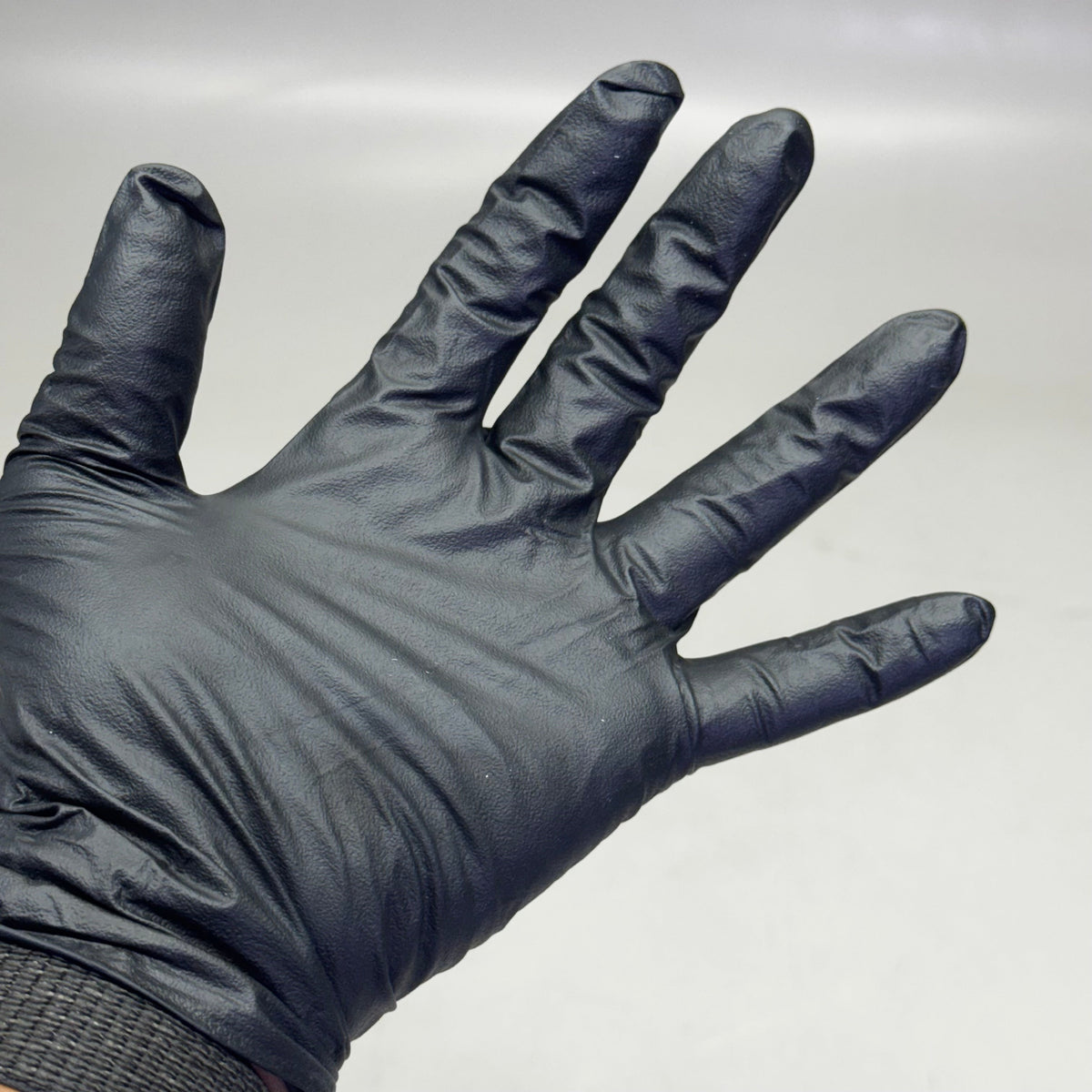 RAVEN (200 Gloves) Powder Free Nitrile Examination Gloves L Black 66518