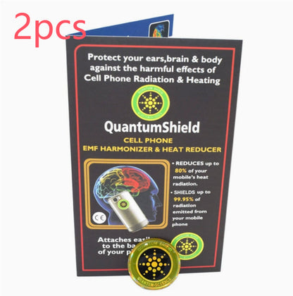 Cell phone radiation protection stickers