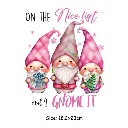 Christmas Tree Santa Claus Clothing Printing Heat Transfer Patch