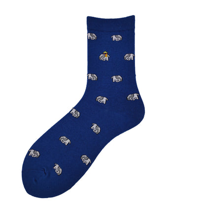 Cotton Creativity Dog Series Cartoon Neutral Socks