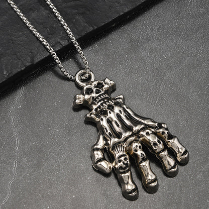 Mens Hip-Hop Retro Statement Pendant Necklace