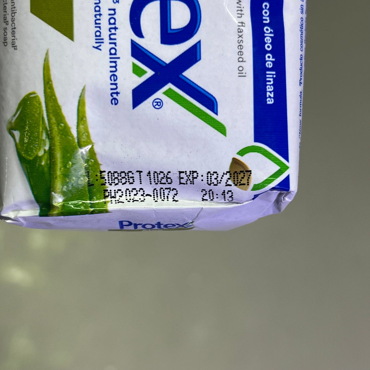 PROTEX (12 PACK) Aloe Extract 24hr Germ Protection Bar Soap 3.88 Oz BB 03/27