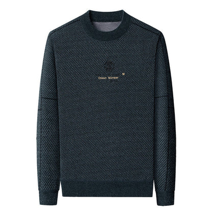 Thickened Warm Crew-neck Casual Knit Sweater