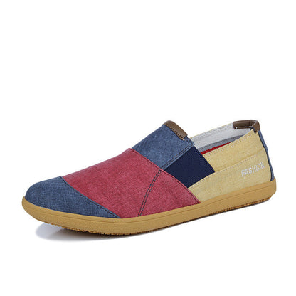 Summer breathable men's canvas shoes