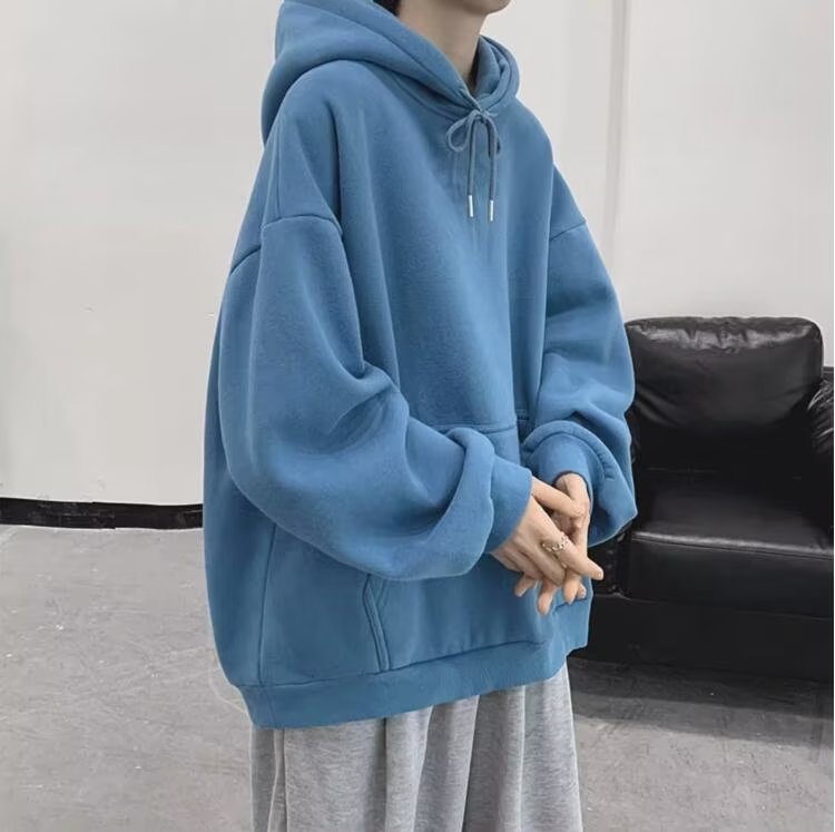 Men's Loose-fitting Pullover Hoodie